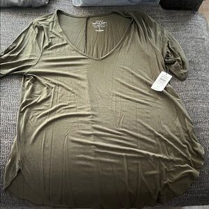 Torrid Olive Short Sleeve Tee